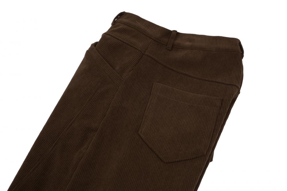 コーデュロイ カーブドパンツ (ブラウン) | ASURA | HANA(ハナ) #16