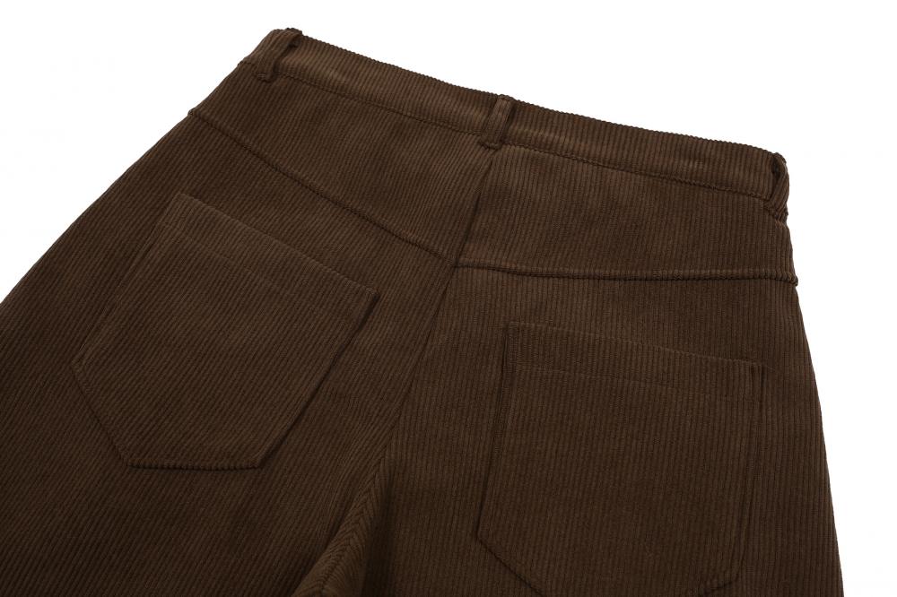 コーデュロイ カーブドパンツ (ブラウン) | ASURA | HANA(ハナ) #17
