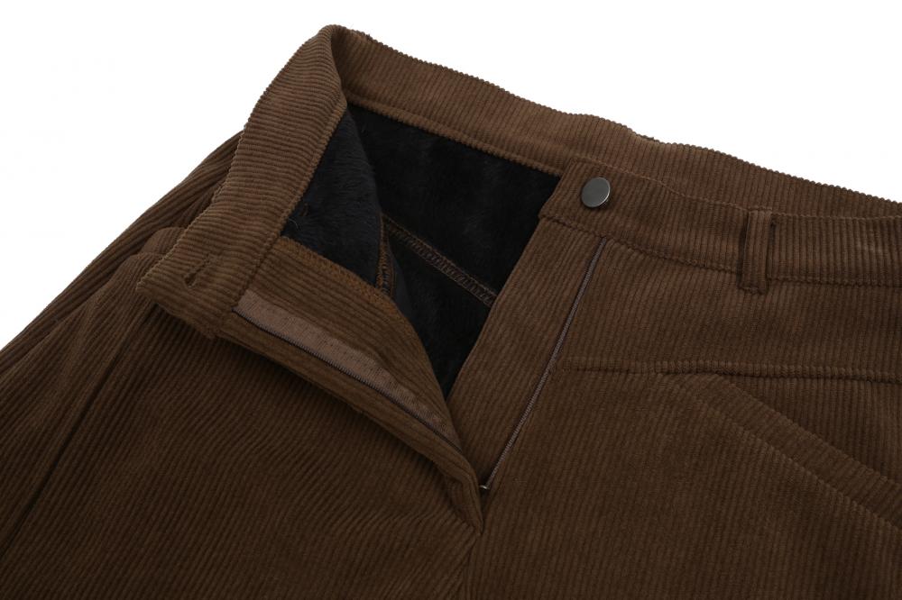 コーデュロイ カーブドパンツ (ブラウン) | ASURA | HANA(ハナ) #14