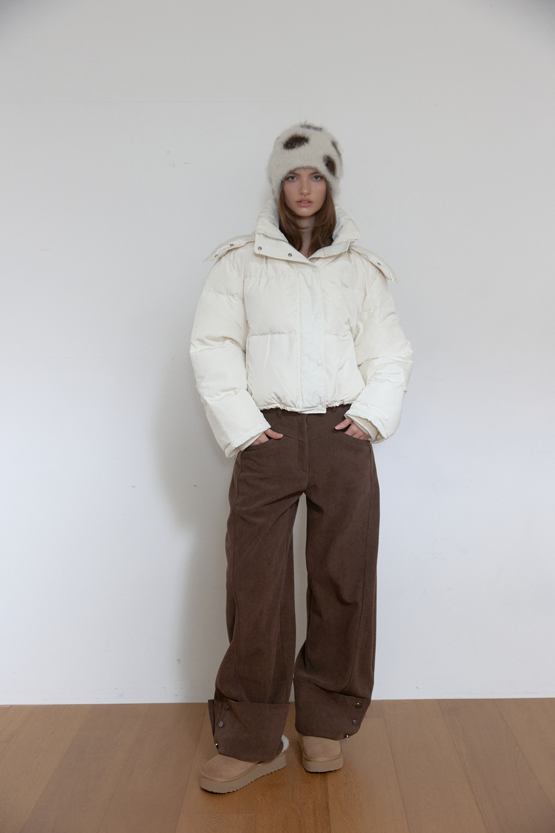 コーデュロイ カーブドパンツ (ブラウン) | ASURA | HANA(ハナ) #4