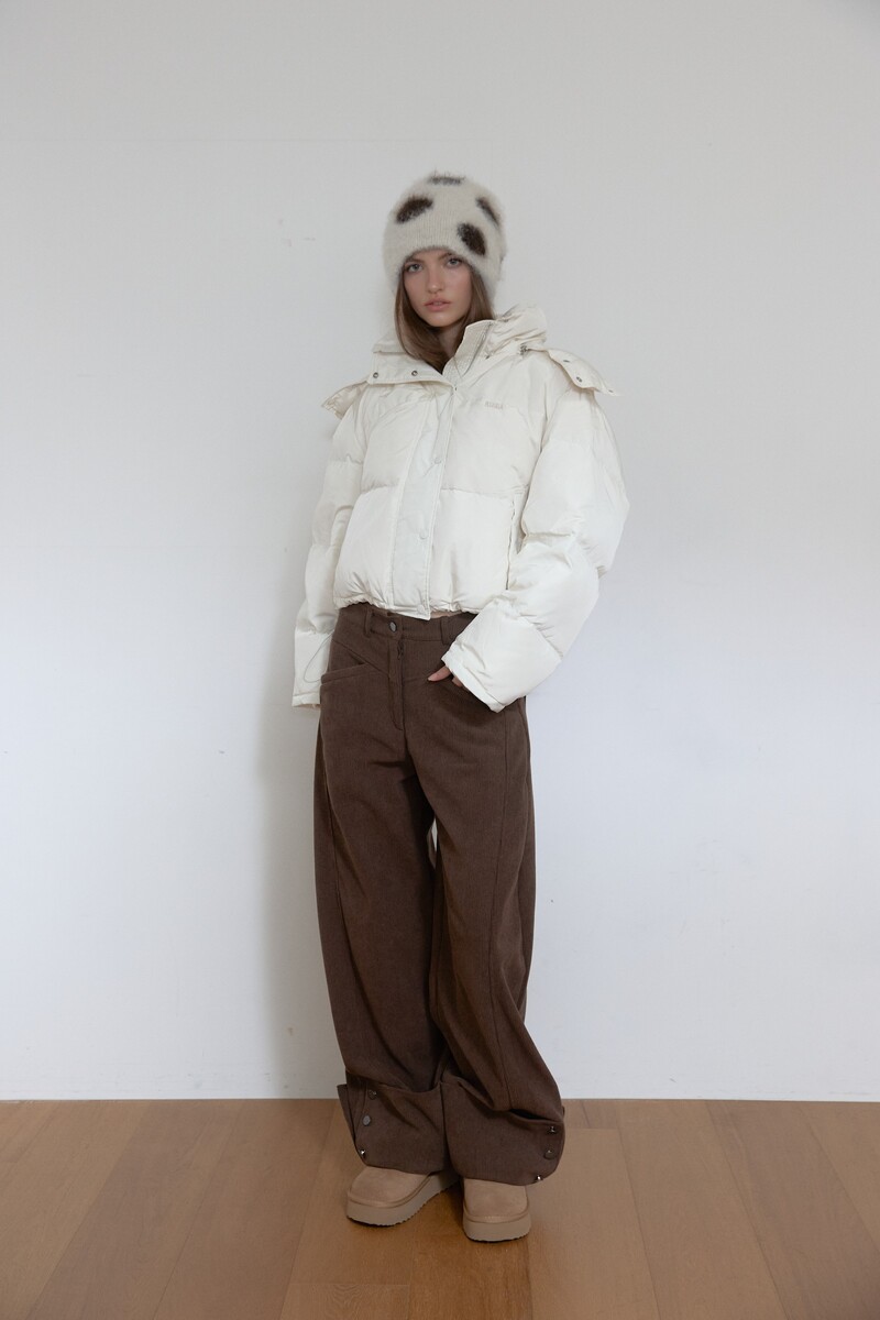 コーデュロイ カーブドパンツ (ブラウン) | ASURA | HANA(ハナ) #7