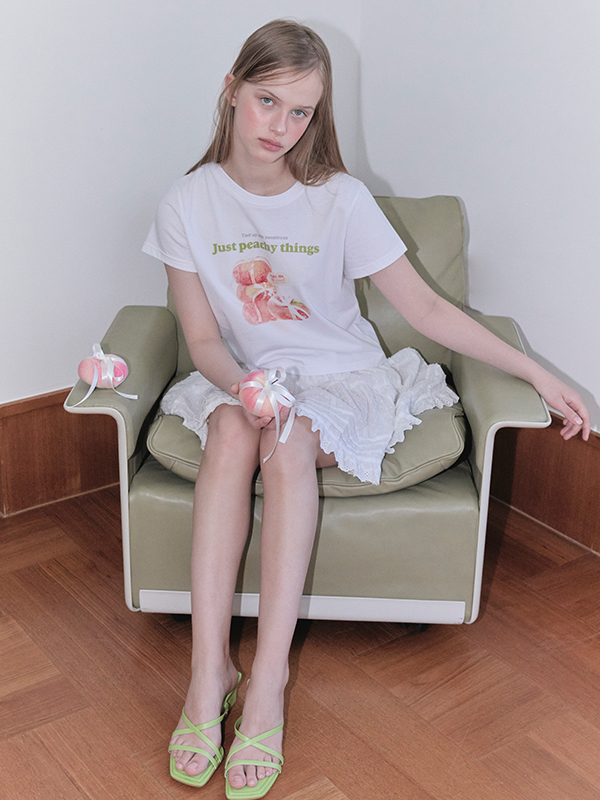 ピーチグラフィックTシャツ（ホワイト） | Margarin Fingers | HANA(ハナ) #2