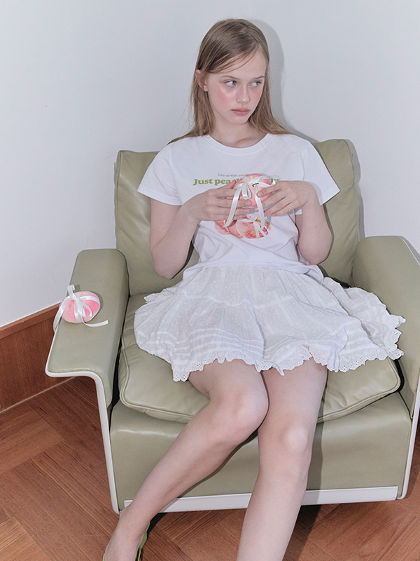 ピーチグラフィックTシャツ（ホワイト） | Margarin Fingers | HANA(ハナ) #4