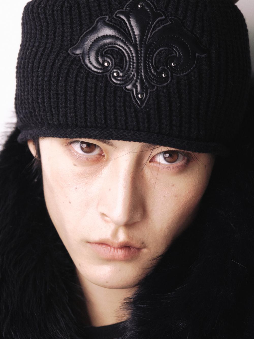 インペリウム レザーパッチビーニー_[ブラック] | LECYTO | HANA(ハナ) #2