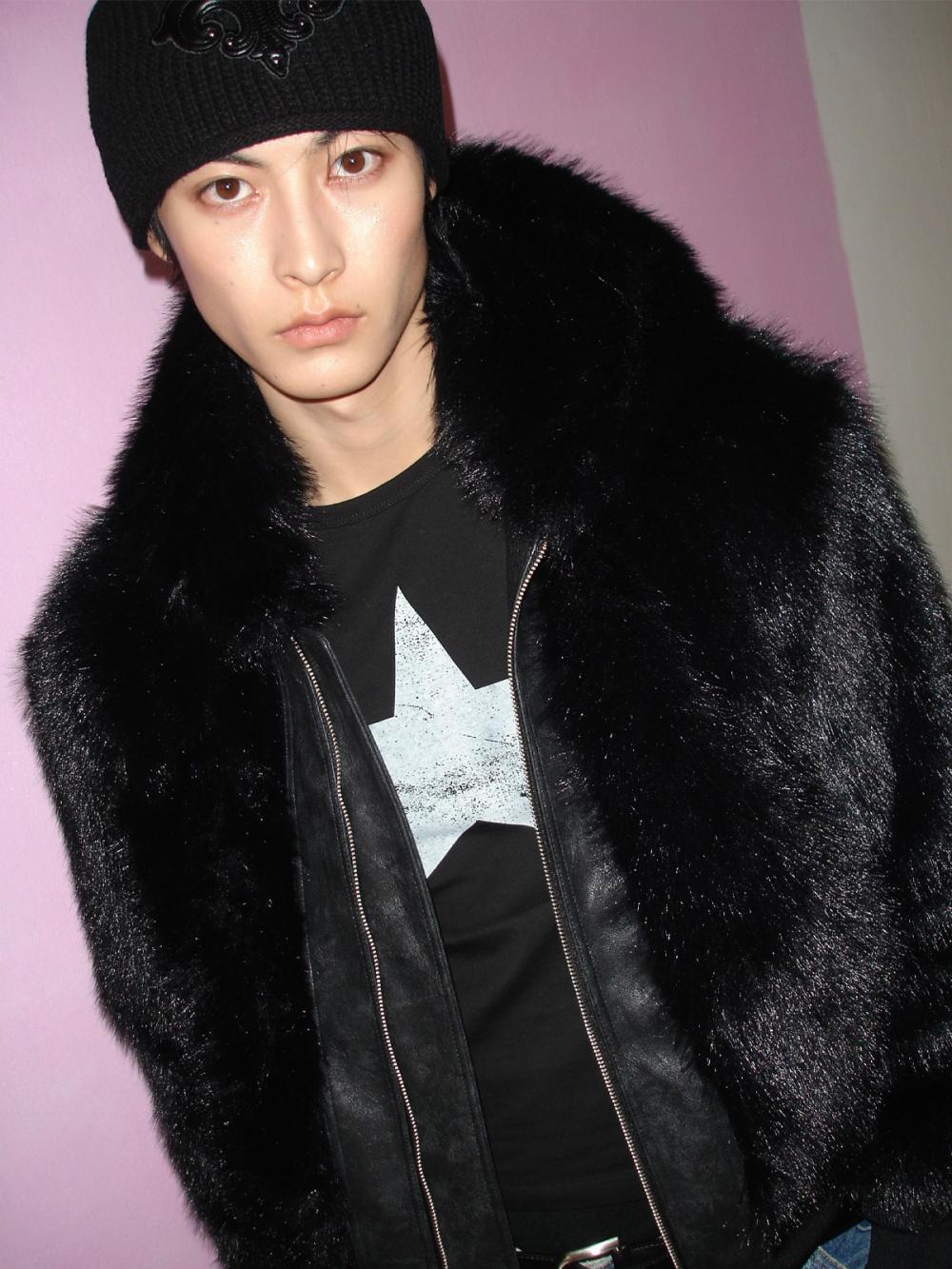 インペリウム レザーパッチビーニー_[ブラック] | LECYTO | HANA(ハナ) #7