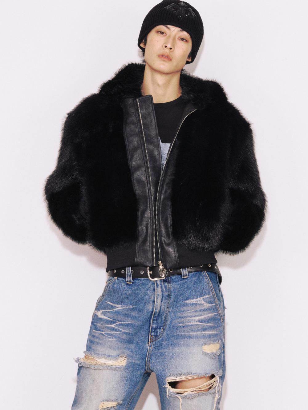 インペリウム レザーパッチビーニー_[ブラック] | LECYTO | HANA(ハナ) #9