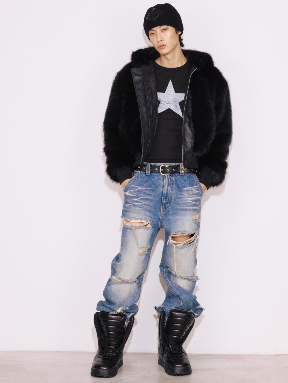 インペリウム レザーパッチビーニー_[ブラック] | LECYTO | HANA(ハナ) #10