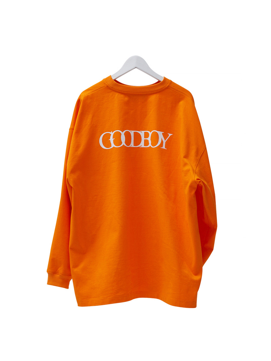 L/SLV ビッグロゴ Tシャツ (オレンジ) | XOXOGOODBOY | HANA(ハナ) #2
