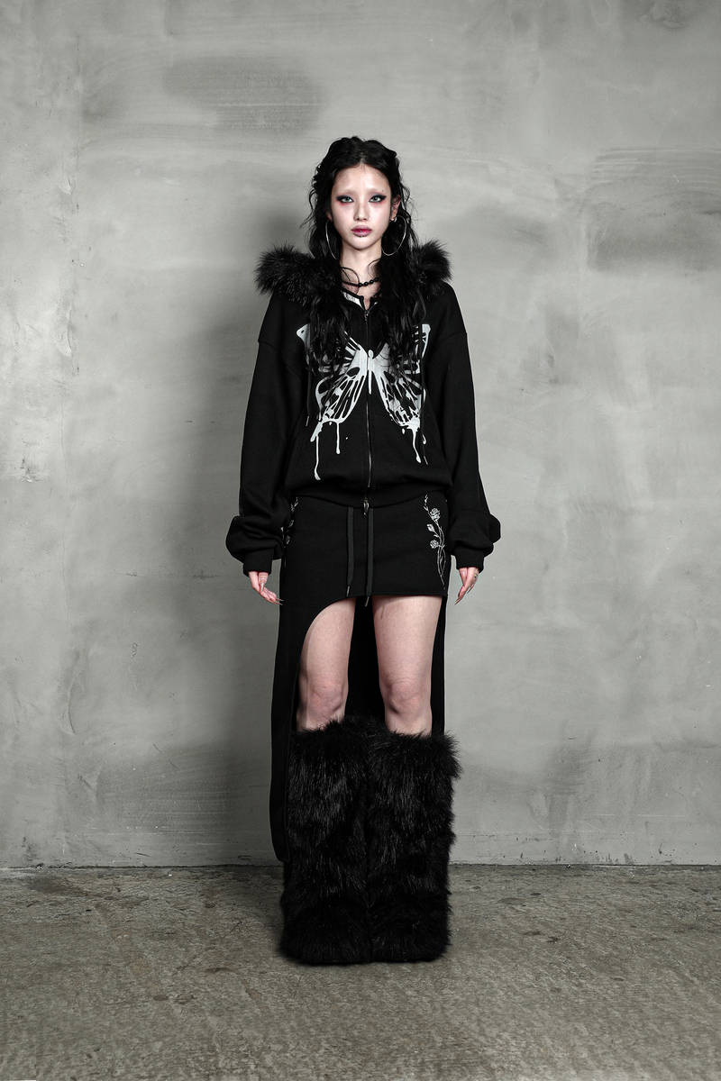 ローズカットアウトスカート #ブラック | Darling You Are Bad | HANA(ハナ) #3