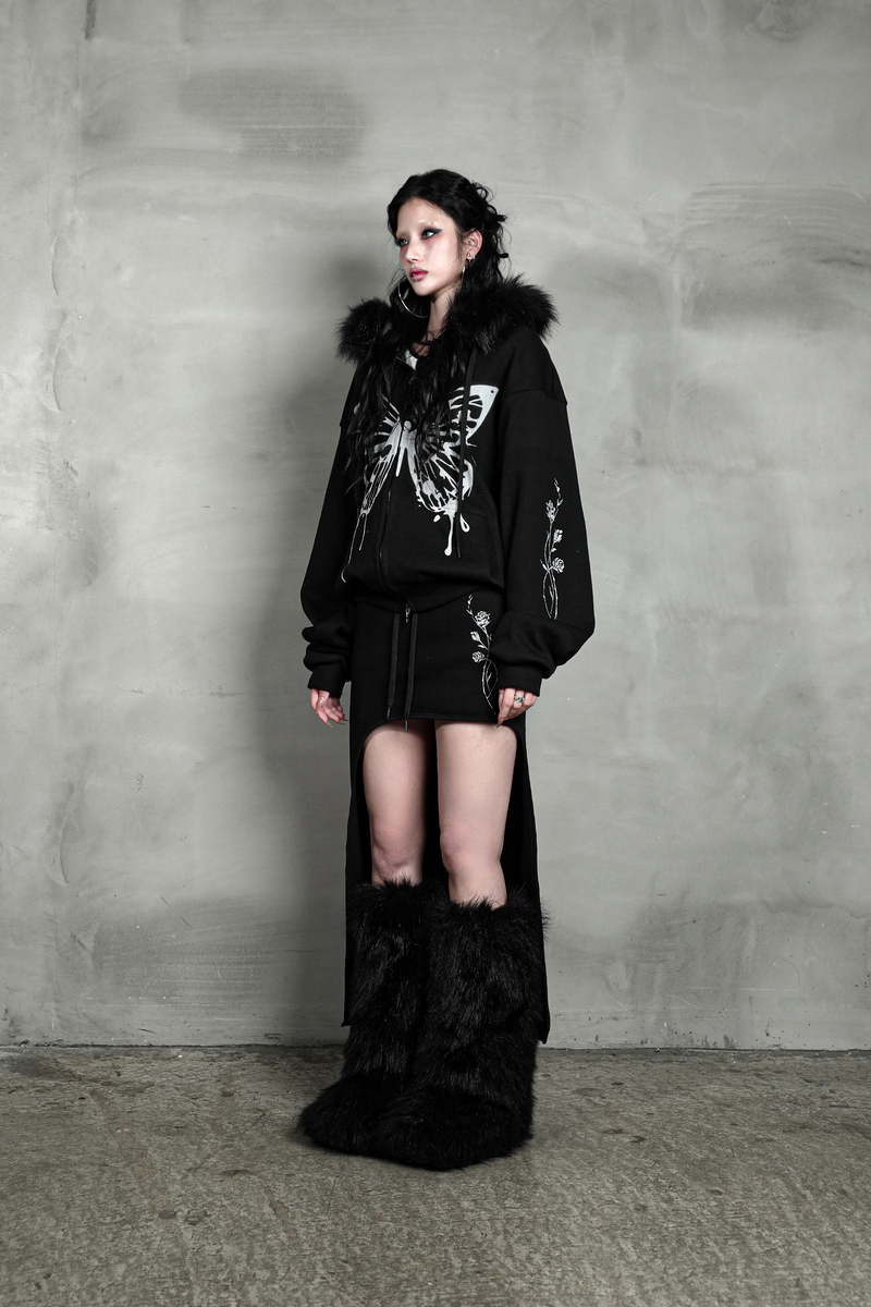 ローズカットアウトスカート #ブラック | Darling You Are Bad | HANA(ハナ) #4