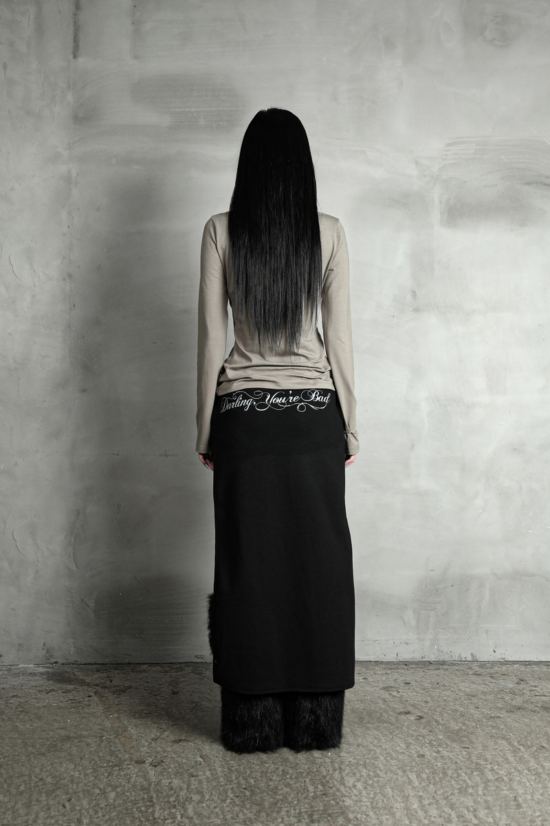 ローズカットアウトスカート #ブラック | Darling You Are Bad | HANA(ハナ) #8