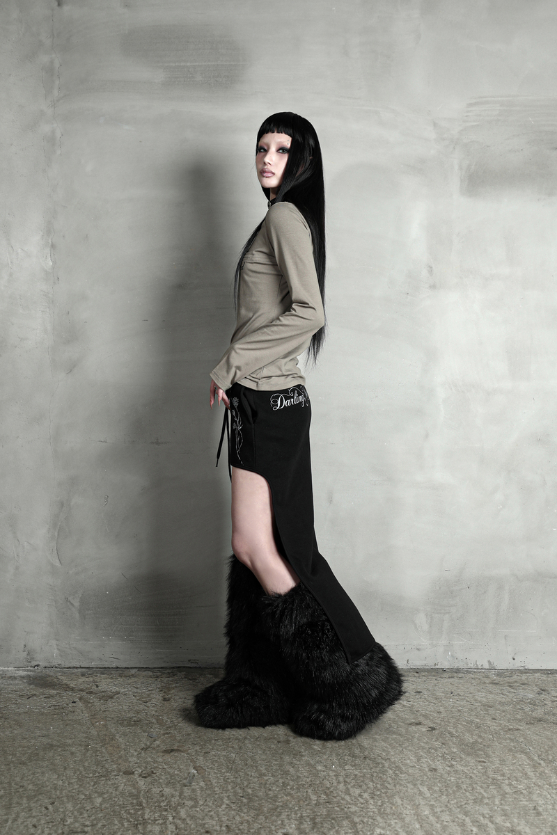 ローズカットアウトスカート #ブラック | Darling You Are Bad | HANA(ハナ) #9