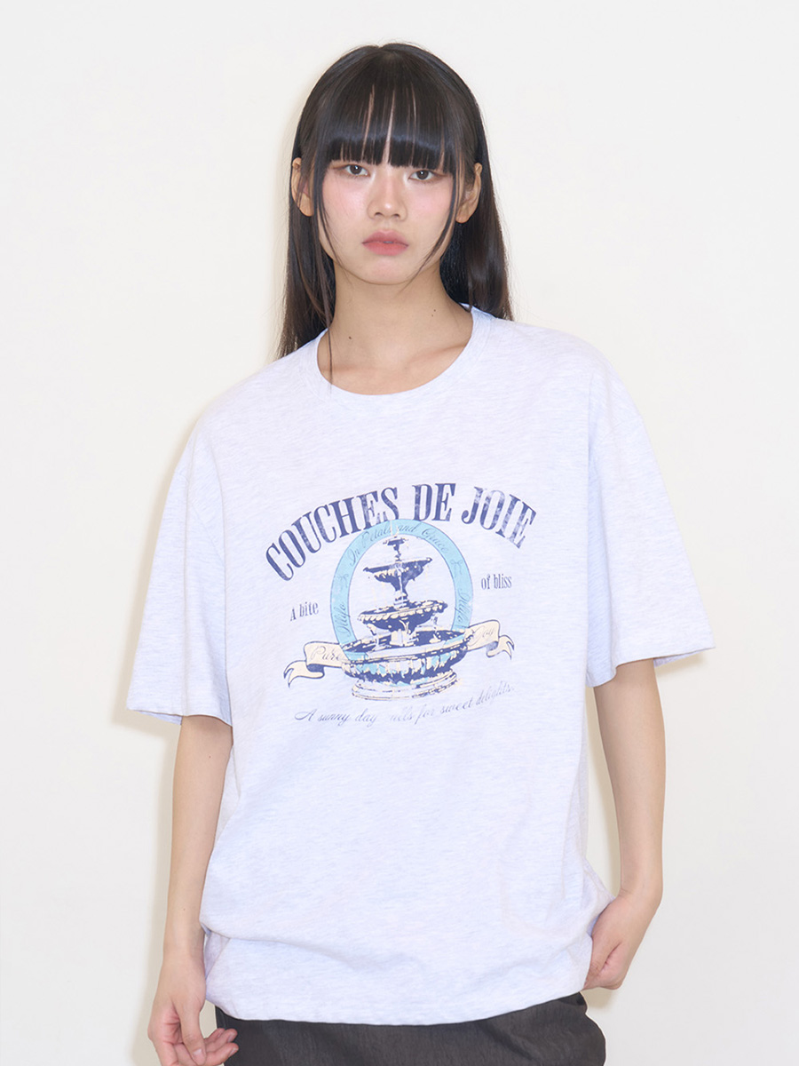 ドローイングパークオーバーフィットTシャツ_メランジ | ILLIGO | HANA(ハナ) #16