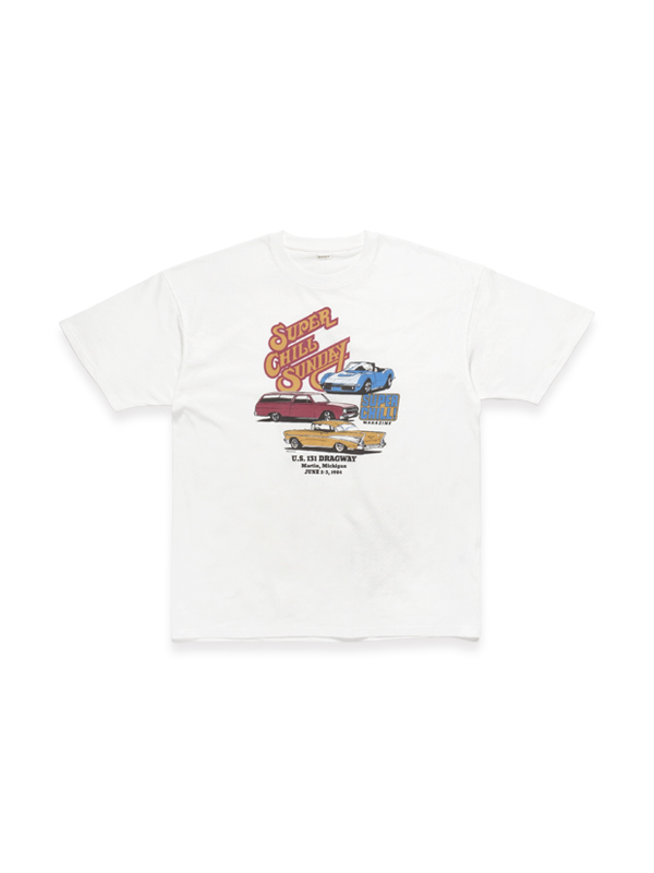 チル サンデー Tシャツ_ホワイト | BONRROW | HANA(ハナ) #2