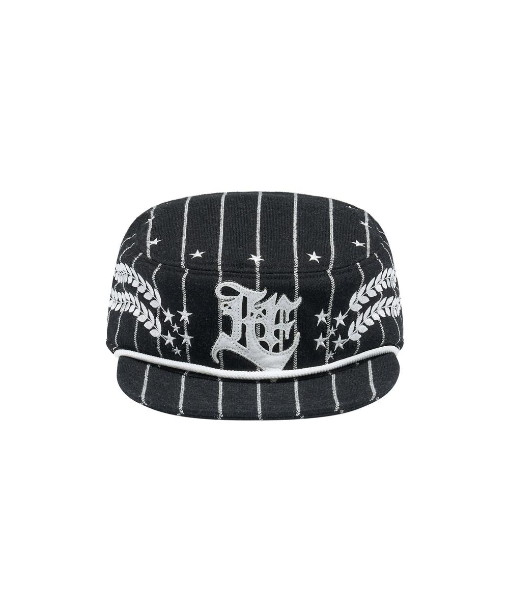 Eosピンストライプストラクチャードキャップ_[ブラック] | LECYTO | HANA(ハナ) #2