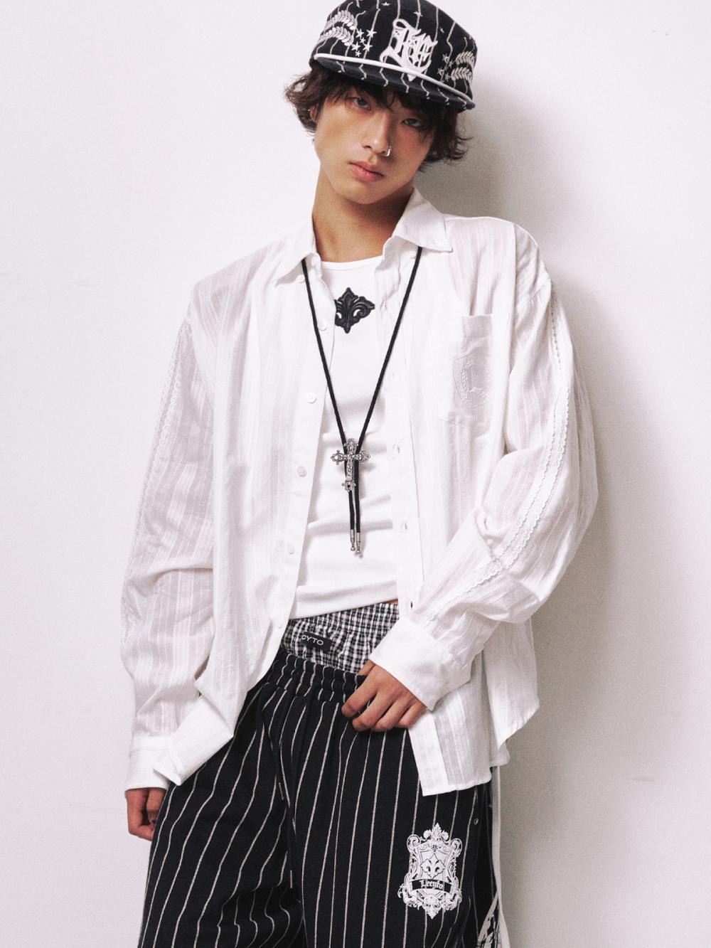 Eosピンストライプストラクチャードキャップ_[ブラック] | LECYTO | HANA(ハナ) #4