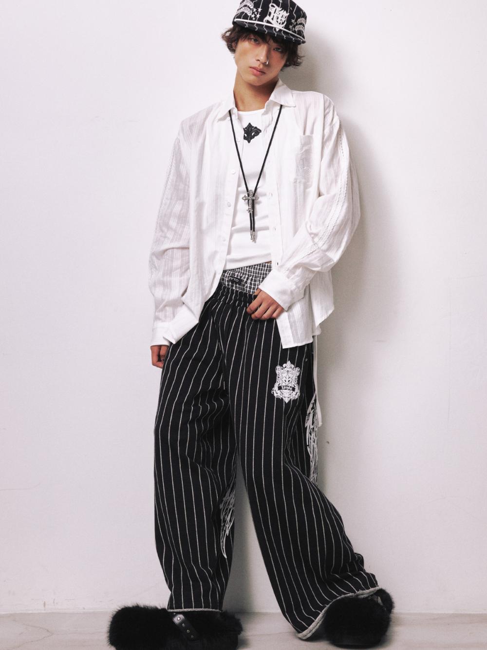 Eosピンストライプストラクチャードキャップ_[ブラック] | LECYTO | HANA(ハナ) #7