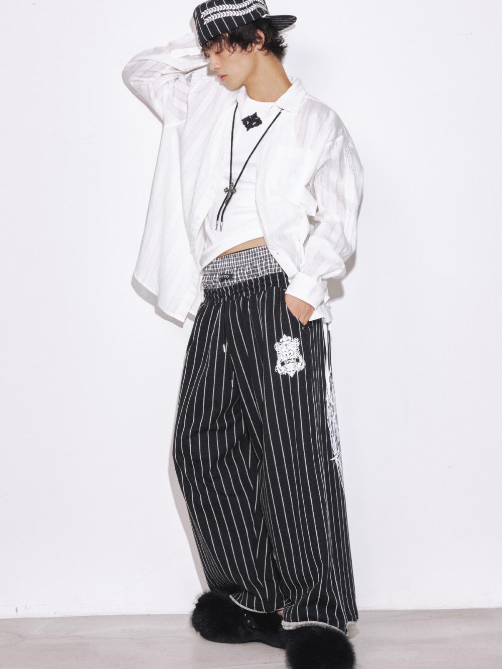 Eosピンストライプストラクチャードキャップ_[ブラック] | LECYTO | HANA(ハナ) #16