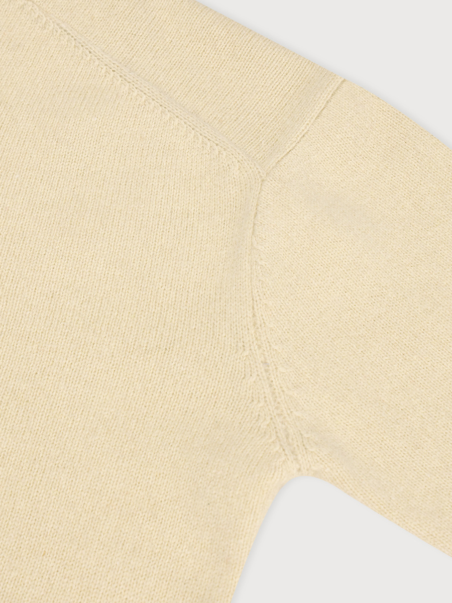 GEELONG V-NECK KNIT_LEMON CREAM | ETHOS | HANA(ハナ) #7