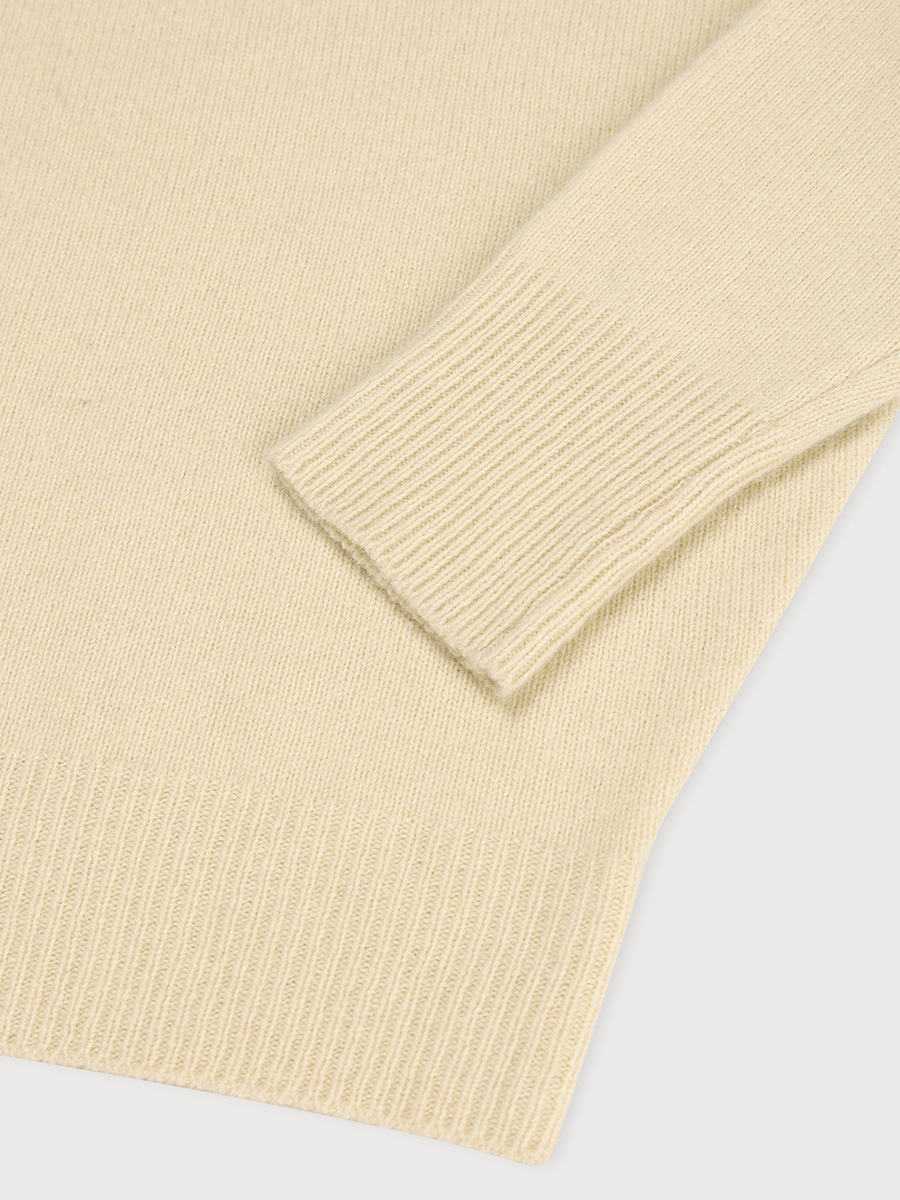GEELONG V-NECK KNIT_LEMON CREAM | ETHOS | HANA(ハナ) #8