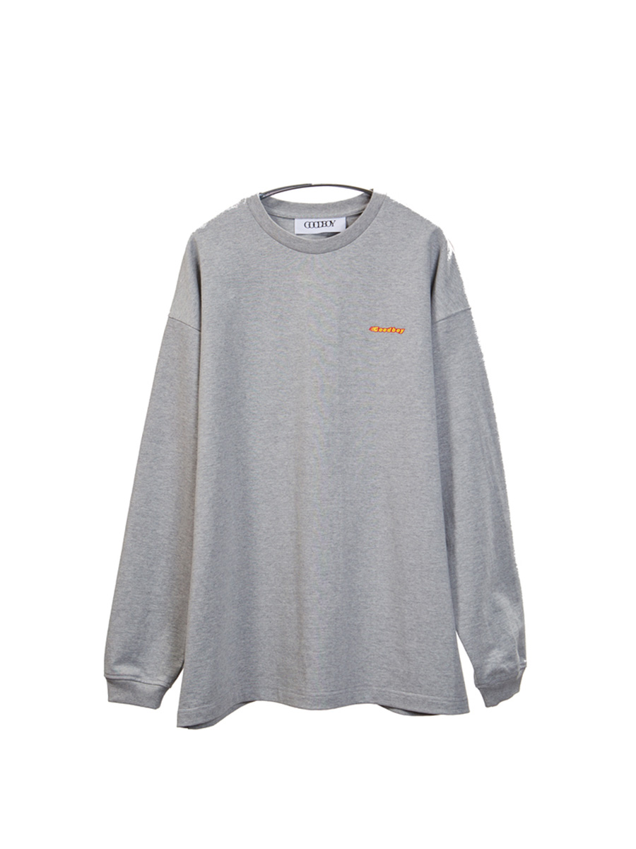 FLAME GOODBOY L/SLV Tシャツ (グレー) | XOXOGOODBOY | HANA(ハナ) #2