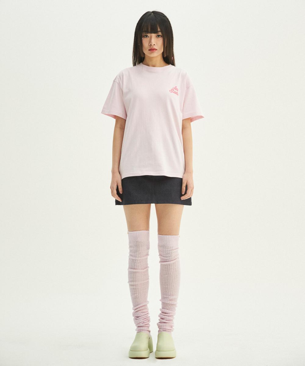 トゥーキュートサイン Tシャツ ピンク | AQO studio space | HANA(ハナ) #2
