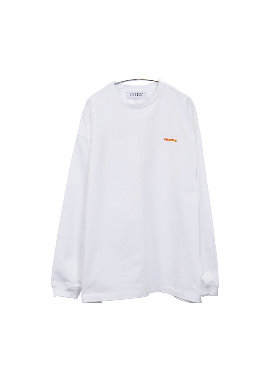 FLAME GOODBOY L/SLV Tシャツ (ホワイト) | XOXOGOODBOY | HANA(ハナ) #2