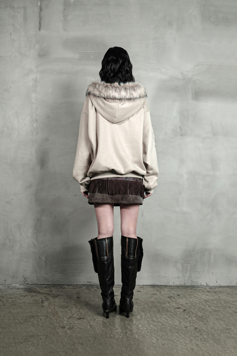 フリンジラップレザースカート #ブラウン | Darling You Are Bad | HANA(ハナ) #10