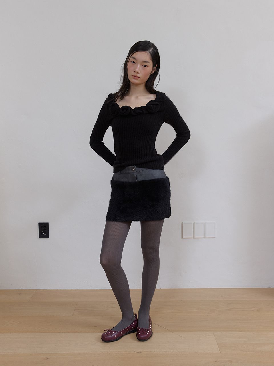 ルメアローズニット (ブラック) | ASURA | HANA(ハナ) #3