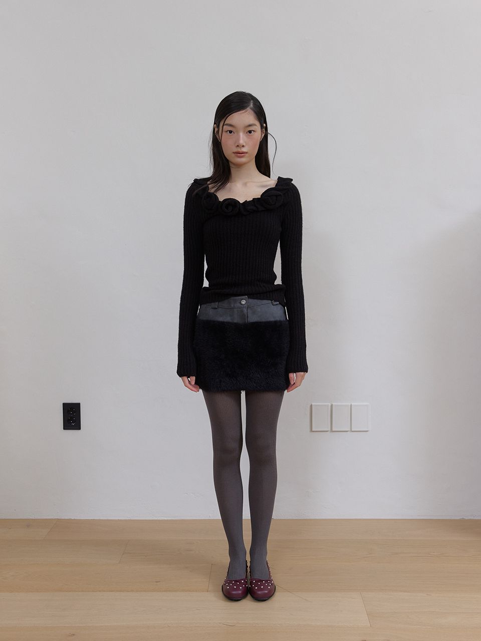 ルメアローズニット (ブラック) | ASURA | HANA(ハナ) #11