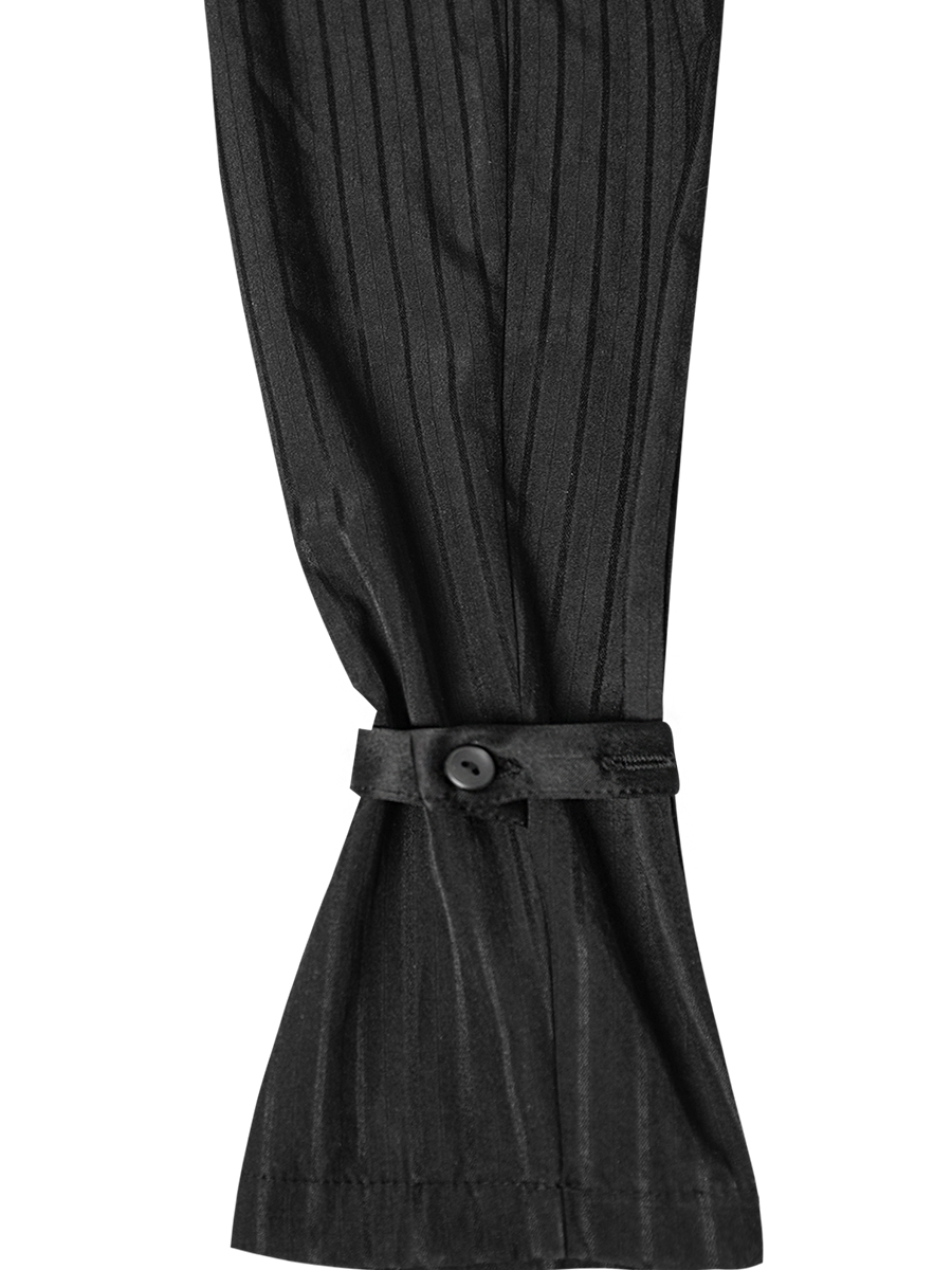 サテンミックスコルセットシャツ #ブラックストライプ | Darling You Are Bad | HANA(ハナ) #4