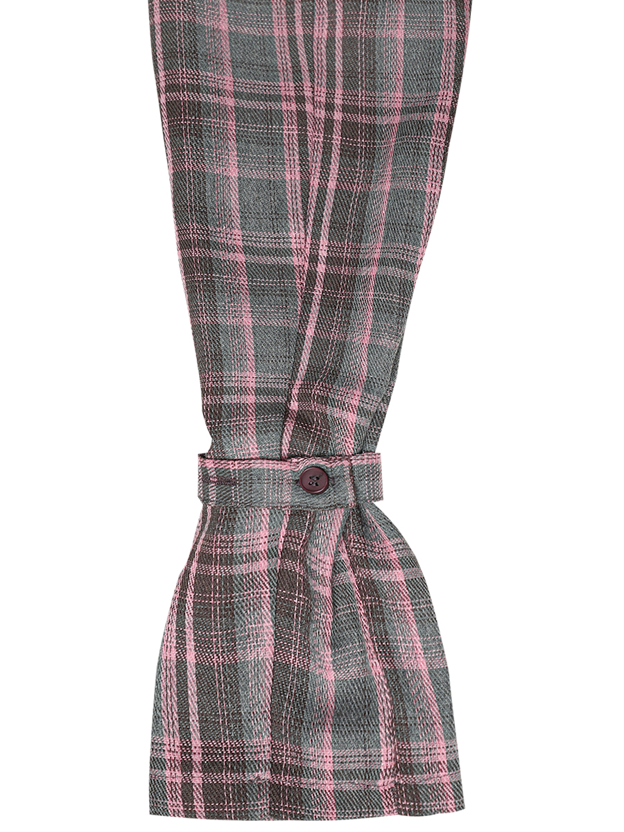 チェックコルセットシャツ #ピンクグレー | Darling You Are Bad | HANA(ハナ) #4