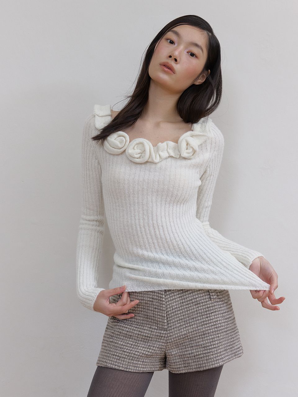 ルメアローズニット (アイボリー) | ASURA | HANA(ハナ) #4
