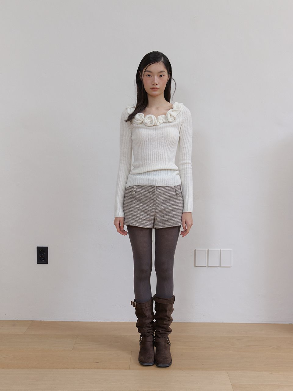 ルメアローズニット (アイボリー) | ASURA | HANA(ハナ) #10