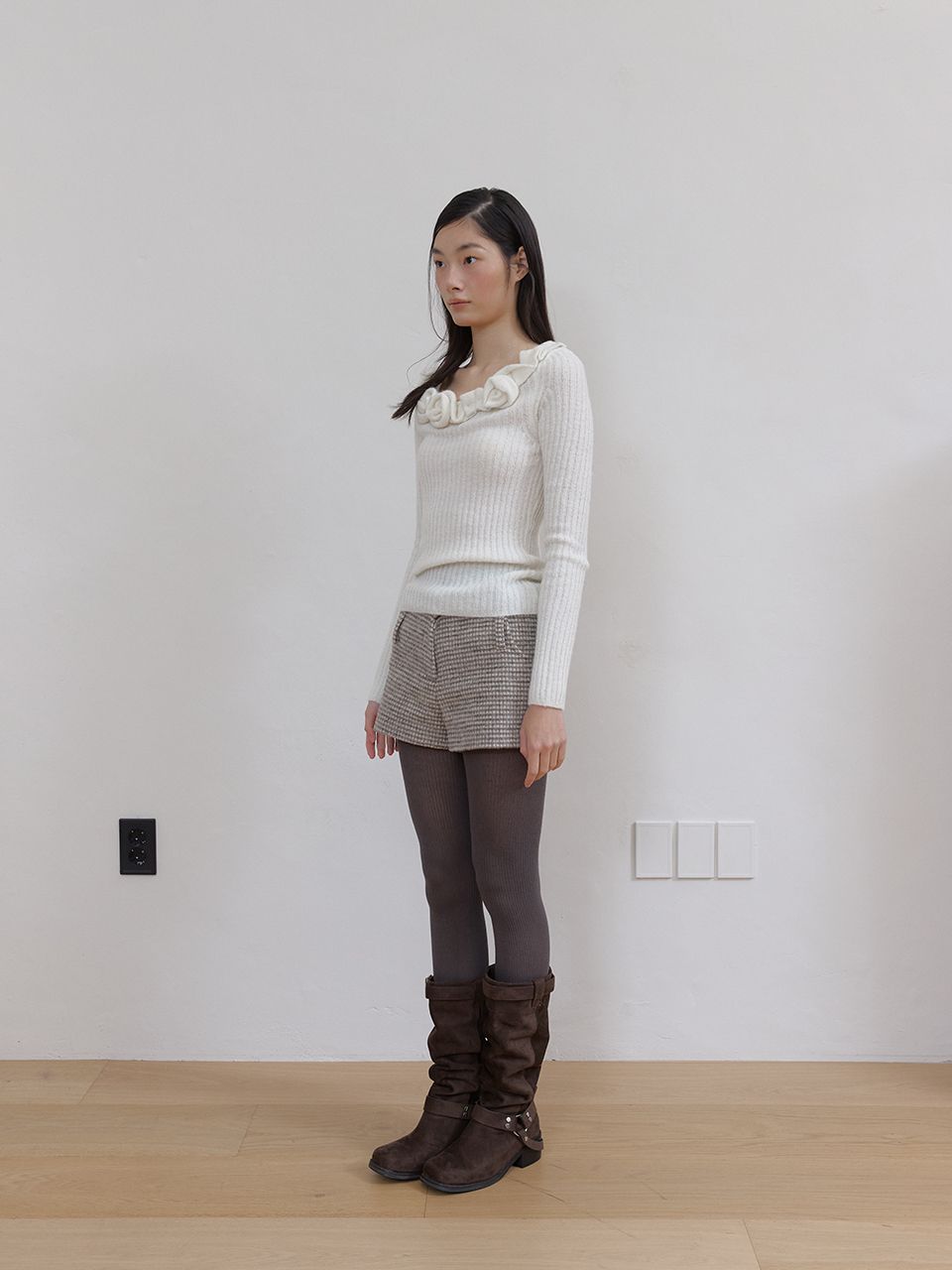 ルメアローズニット (アイボリー) | ASURA | HANA(ハナ) #11