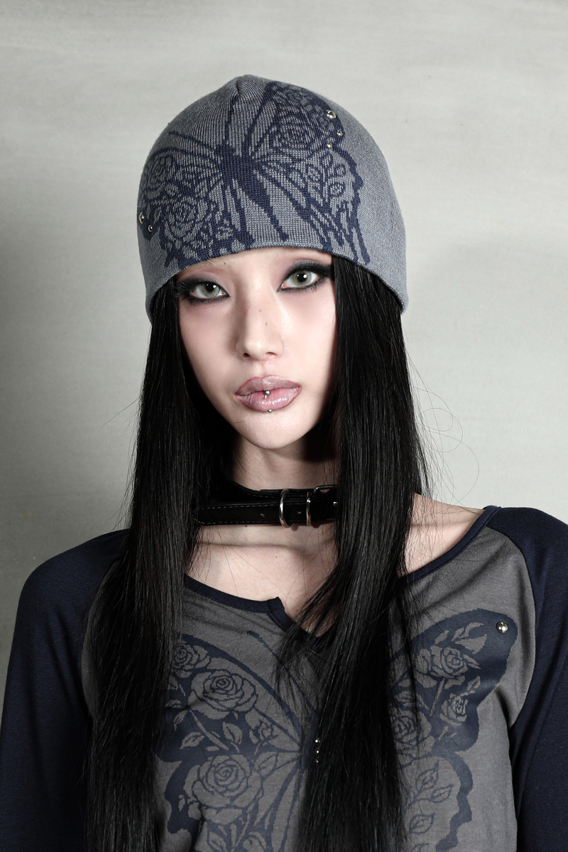 ローズバタフライビーニー #スカイブルー | Darling You Are Bad | HANA(ハナ) #5