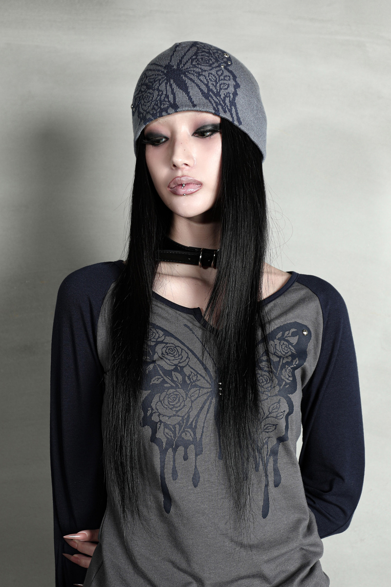 ローズバタフライビーニー #スカイブルー | Darling You Are Bad | HANA(ハナ) #6