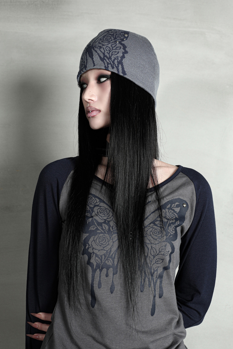 ローズバタフライビーニー #スカイブルー | Darling You Are Bad | HANA(ハナ) #7