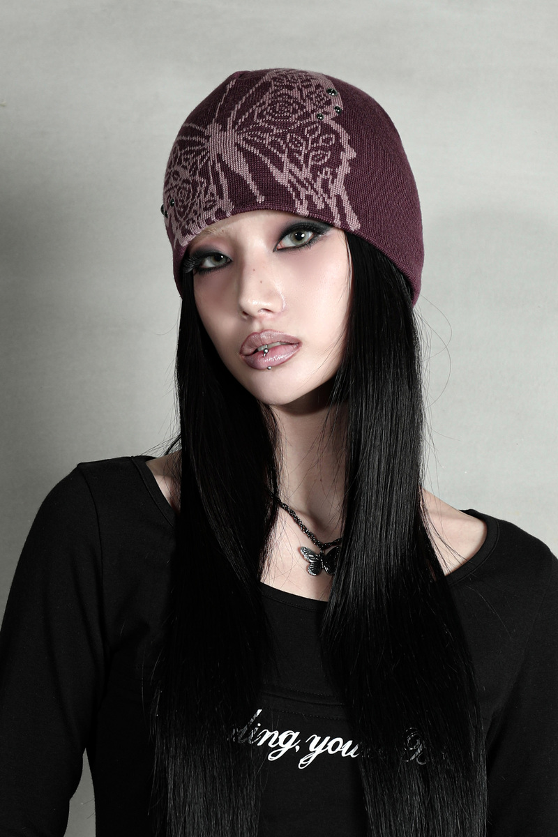 ローズバタフライビーニー #モーブ | Darling You Are Bad | HANA(ハナ) #8