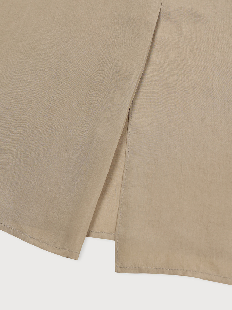 CUPRA SILHOUETTE BLOUSE_ASH BEIGE | ETHOS | HANA(ハナ) #7