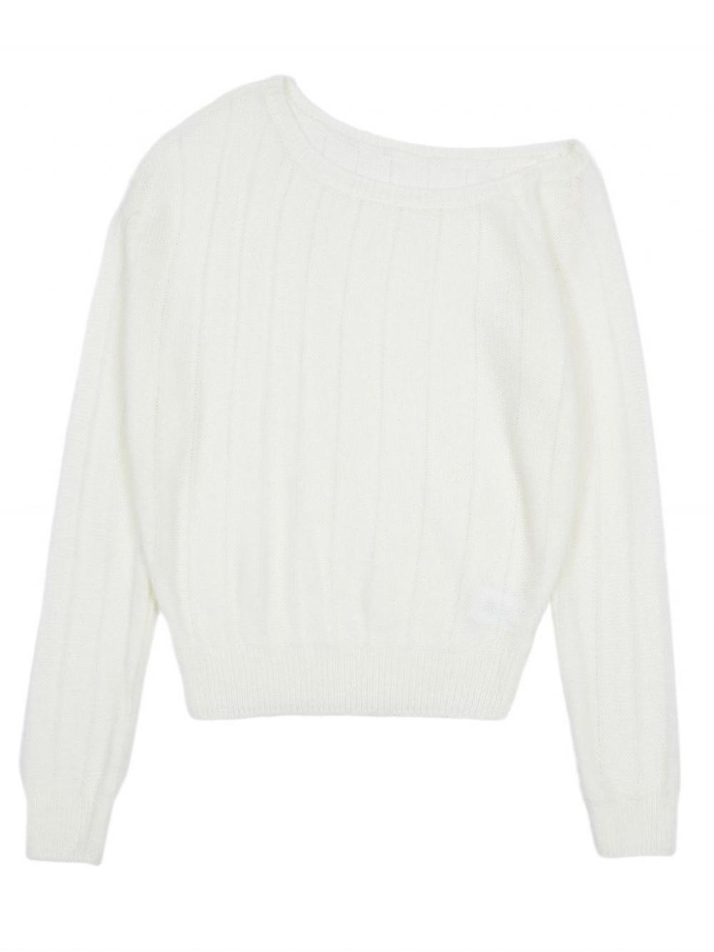 ローズブローチワンショルダーニット (アイボリー) | ASURA | HANA(ハナ) #14