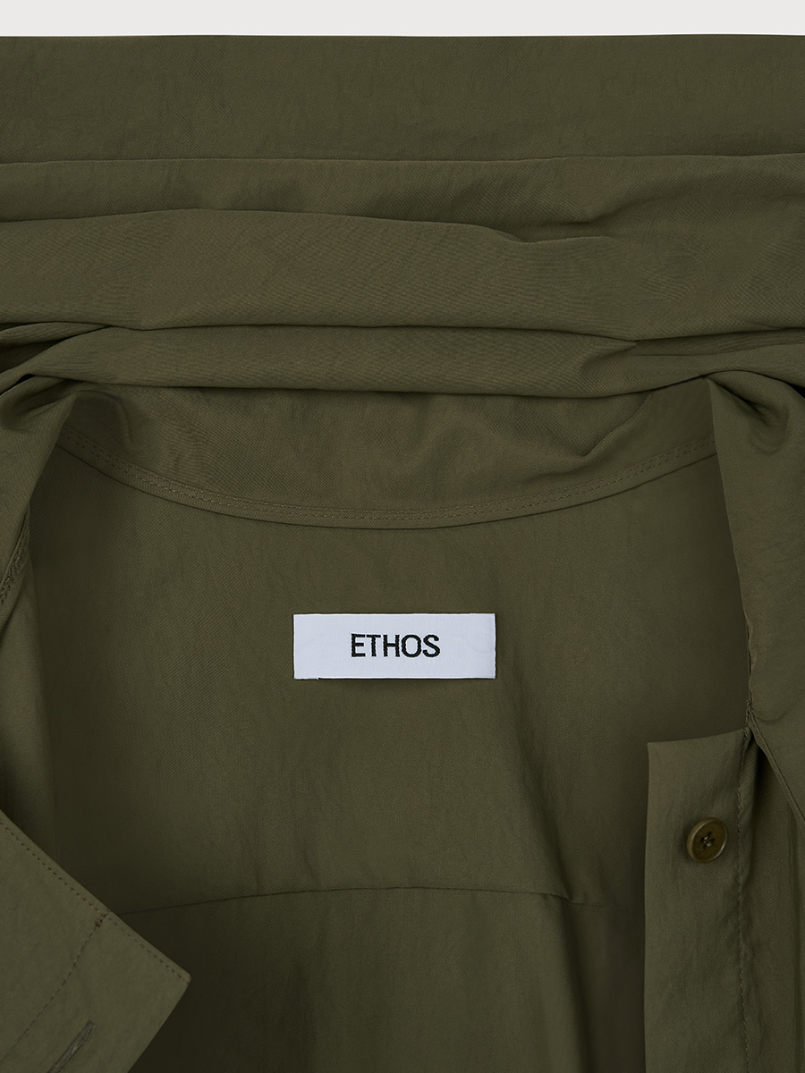 SCARF COLLAR BLOUSE_KHAKI | ETHOS | HANA(ハナ) #6