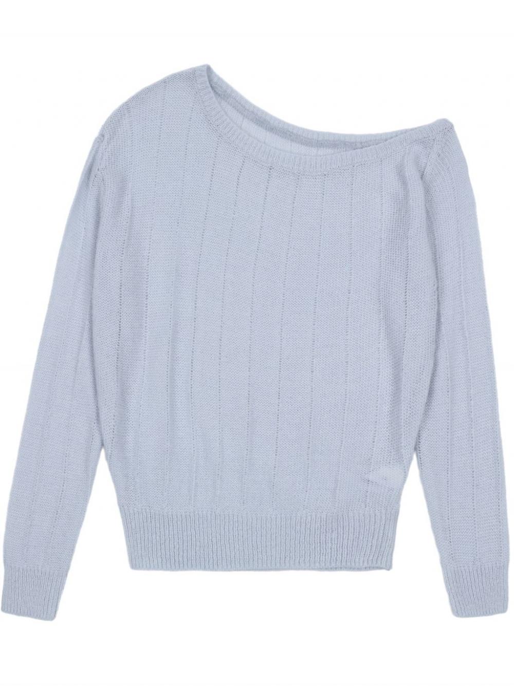 ローズブローチワンショルダーニット (スカイブルー) | ASURA | HANA(ハナ) #16