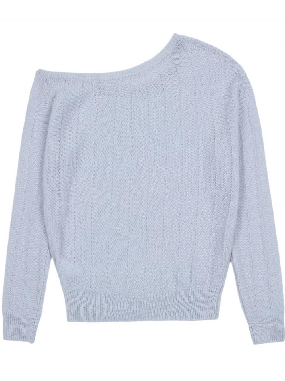 ローズブローチワンショルダーニット (スカイブルー) | ASURA | HANA(ハナ) #17