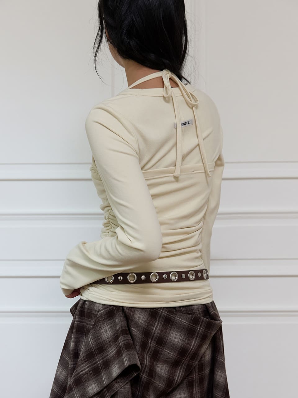 フラワー アイレット シャーリング ノースリーブ - レモン | MEENDERI | HANA(ハナ) #2