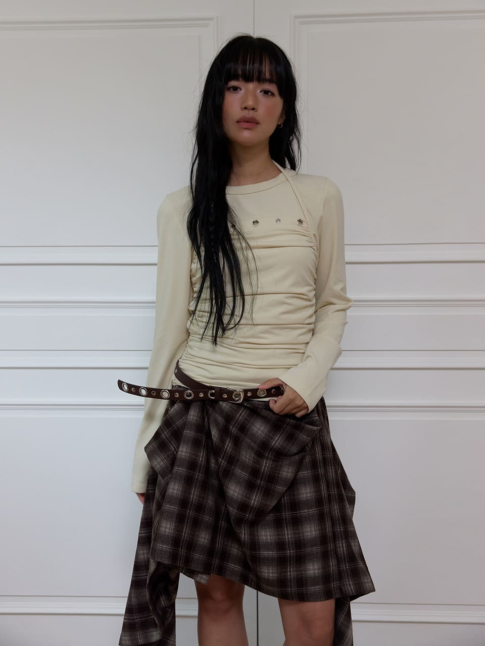 フラワー アイレット シャーリング ノースリーブ - レモン | MEENDERI | HANA(ハナ) #4