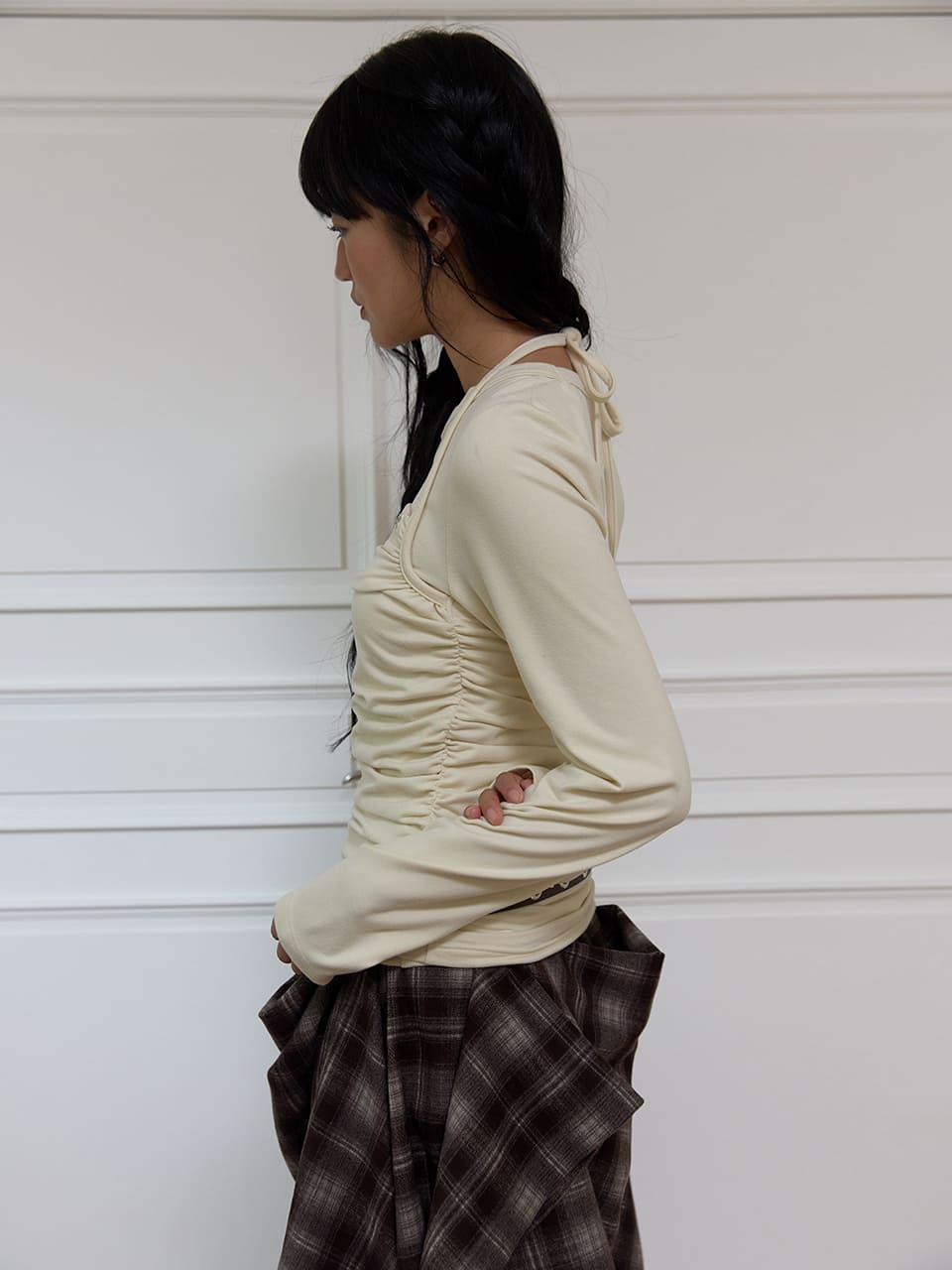 フラワー アイレット シャーリング ノースリーブ - レモン | MEENDERI | HANA(ハナ) #5