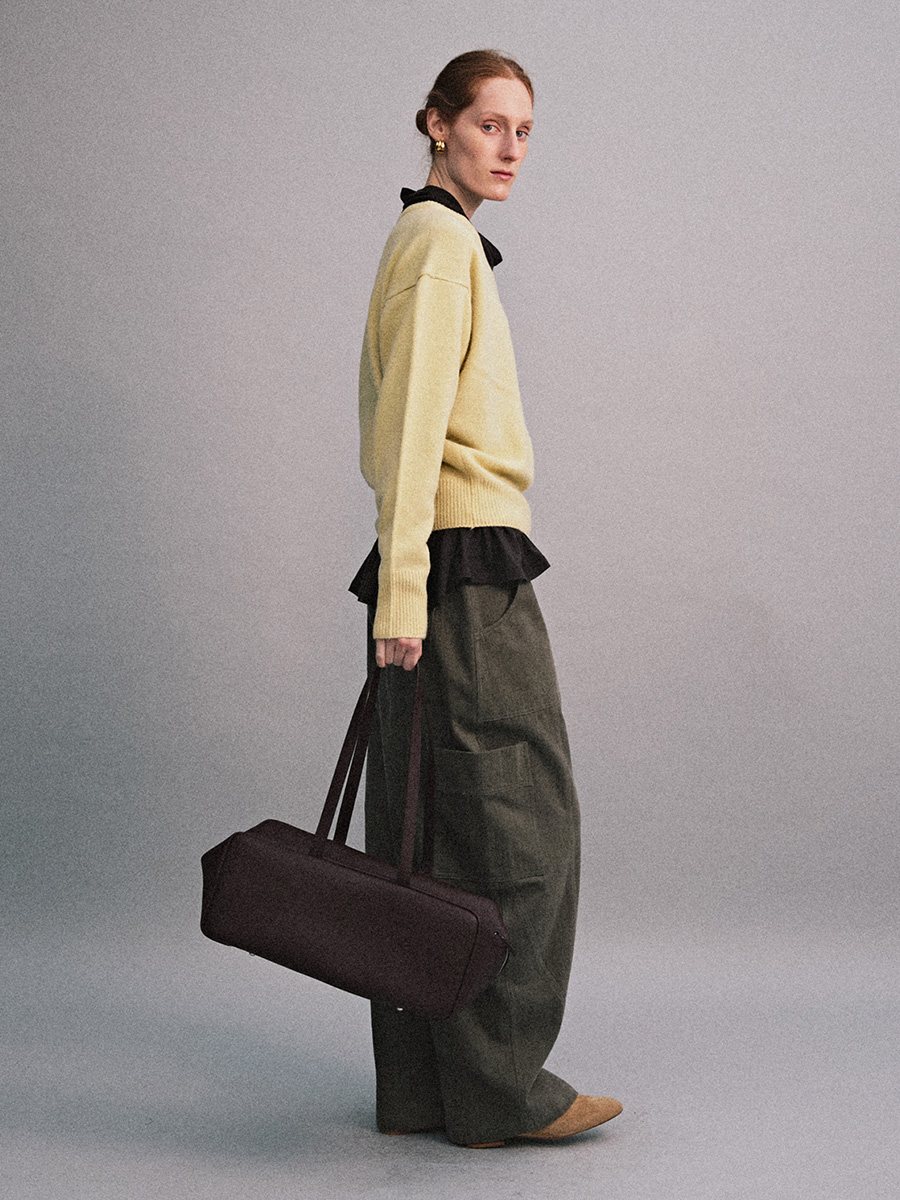 DOUBLE POCKET WIDE PANTS _KHAKI | ETHOS | HANA(ハナ) #6