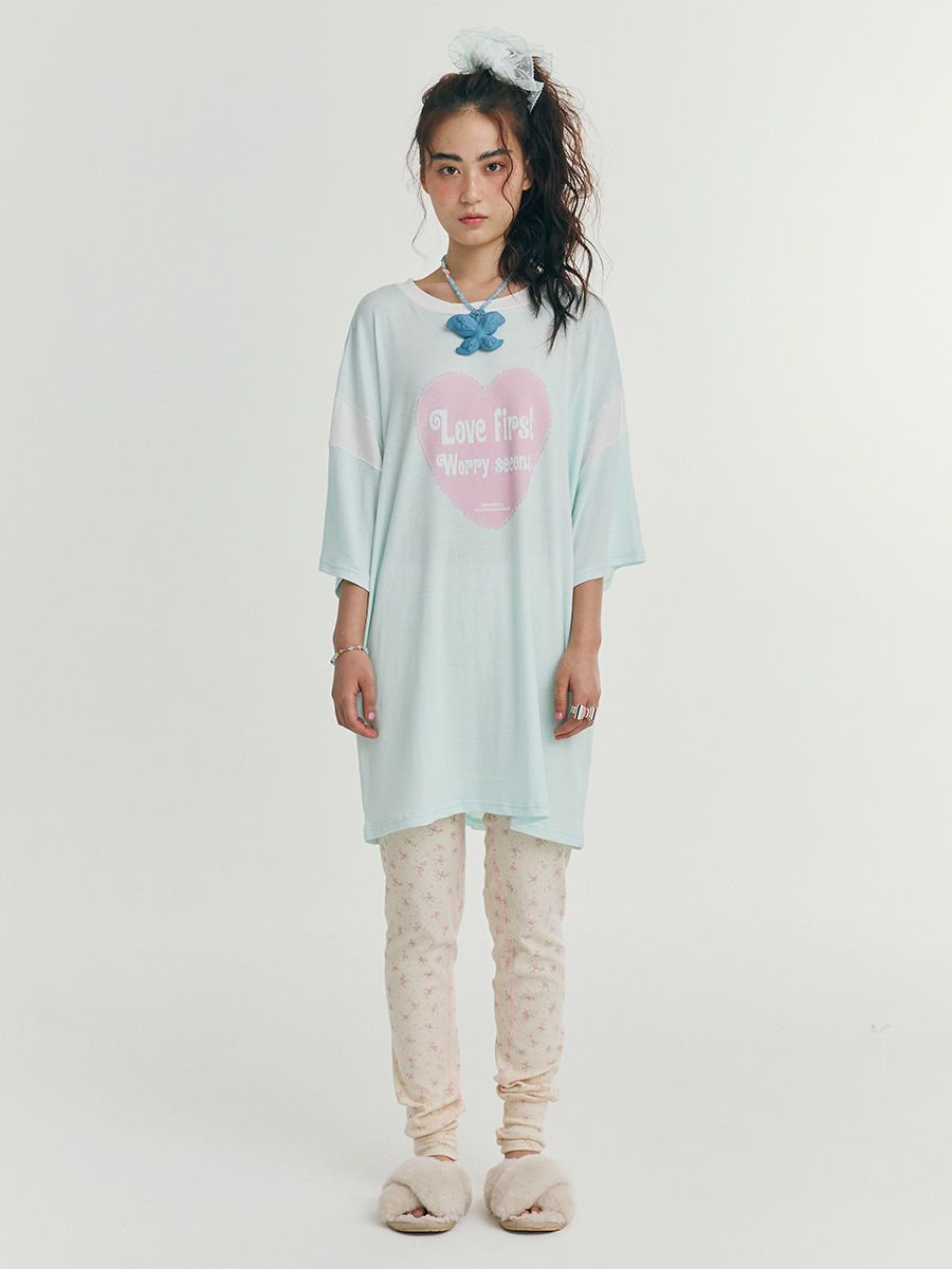 ラブファーストTシャツ（アイスミント） | minjiena | HANA(ハナ) #9