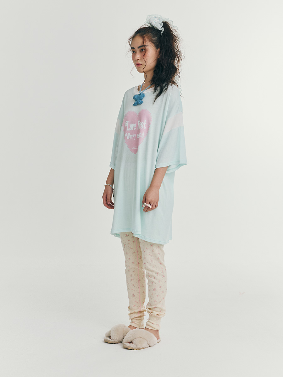 ラブファーストTシャツ（アイスミント） | minjiena | HANA(ハナ) #10